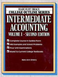 Intermediate Accounting, Volume I - Emery