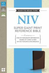 Super Giant Print Reference Bible-Deluxe Ed. - Zondervan Bible