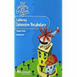 Excursions : Intensive Vocabulary-Workbook (Grade K) - Harcourt