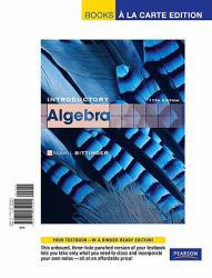 Introductory Algebra (Looseleaf) - Marvin L. Bittinger