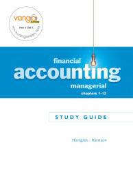 Financial Accounting Manager, Chapters 1-13 - Text Only - Horngren
