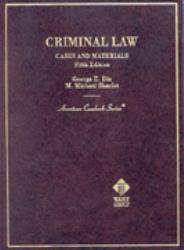 Criminal Law Case Material 5th