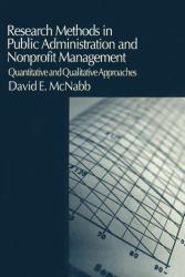 Research Methods for Public Administration and Nonprofit Management - David E. McNabb