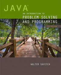 Java: Introduction to Problem Solving and Programming - Walter Savitch