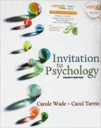 Invitation to Psychology-Package - Carole Wade and Carol Tavris