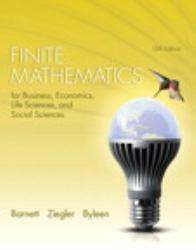 Finite Mathematics for Business, Economics, Life Sciences and Social Sciences - With Access - Raymond A. Barnett, Michael R. Ziegler and Karl E. Byleen