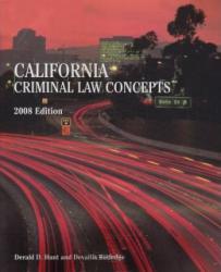 California Crim. Law...2008 (Custom Package) - Derald D. Hunt