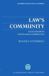 Law's Community - Cotterrell