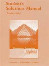 Elementary and Intermediate Algebra -Student Solutions Manual - Carson, Gillespie and Jordan